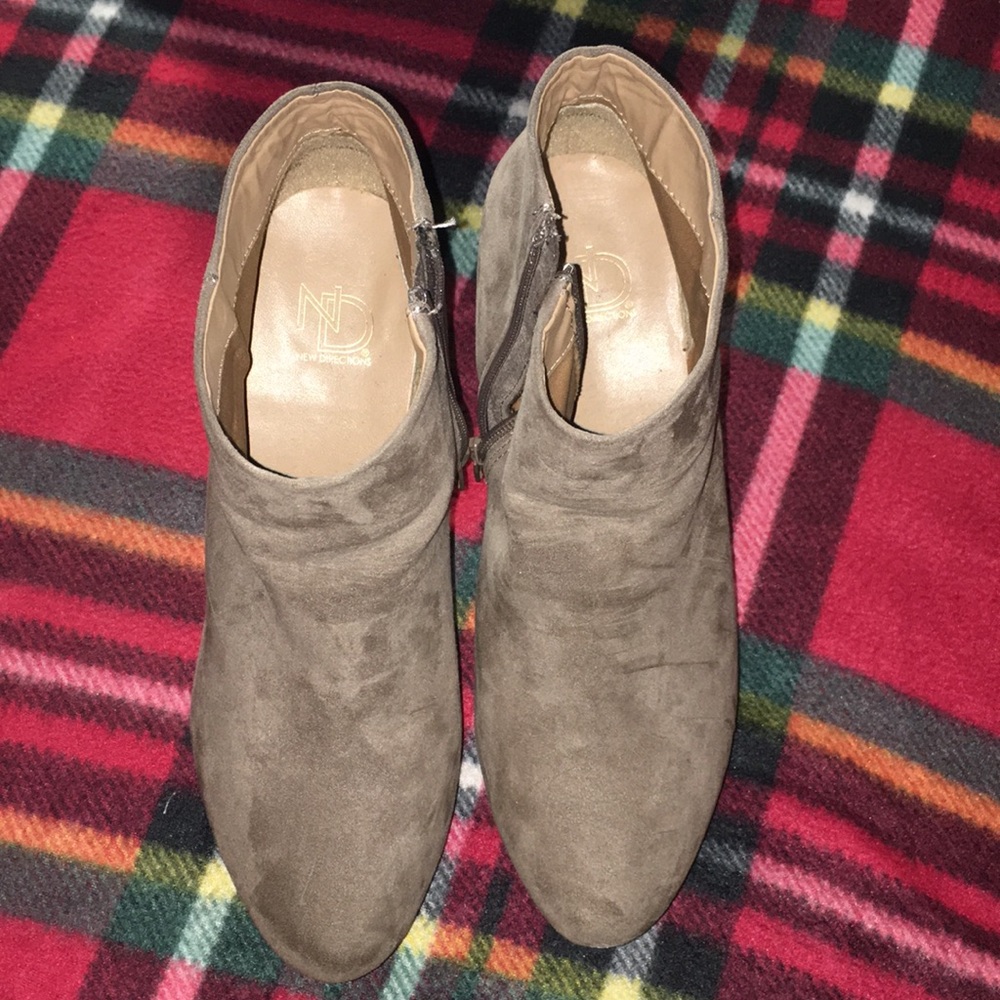 High Heel Suede Boots